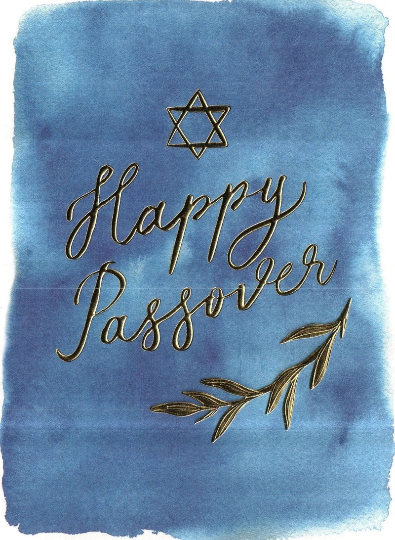 Watercolor Passover Greeting Card - Shelburne Country Store