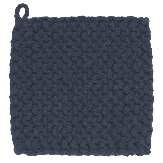 Midnight Blue Knit Potholder - Shelburne Country Store