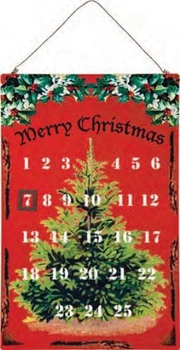 Natural Tree Advent Calendar - Shelburne Country Store