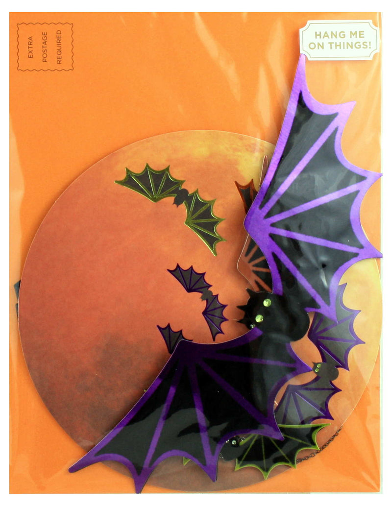 Bats and Moon Card with Mobile - Shelburne Country Store