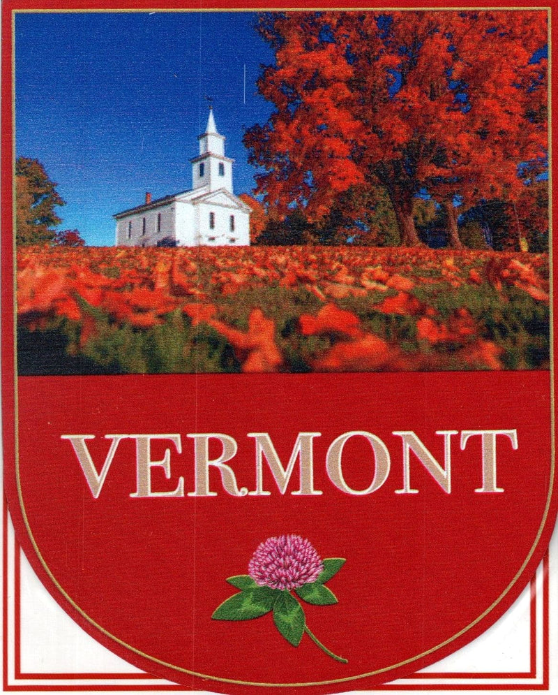 Vermont White Church Magnet - Shelburne Country Store