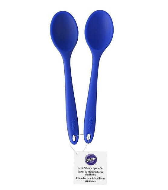 Mini Silicone Spoon 2 Piece Set - Blue - Shelburne Country Store