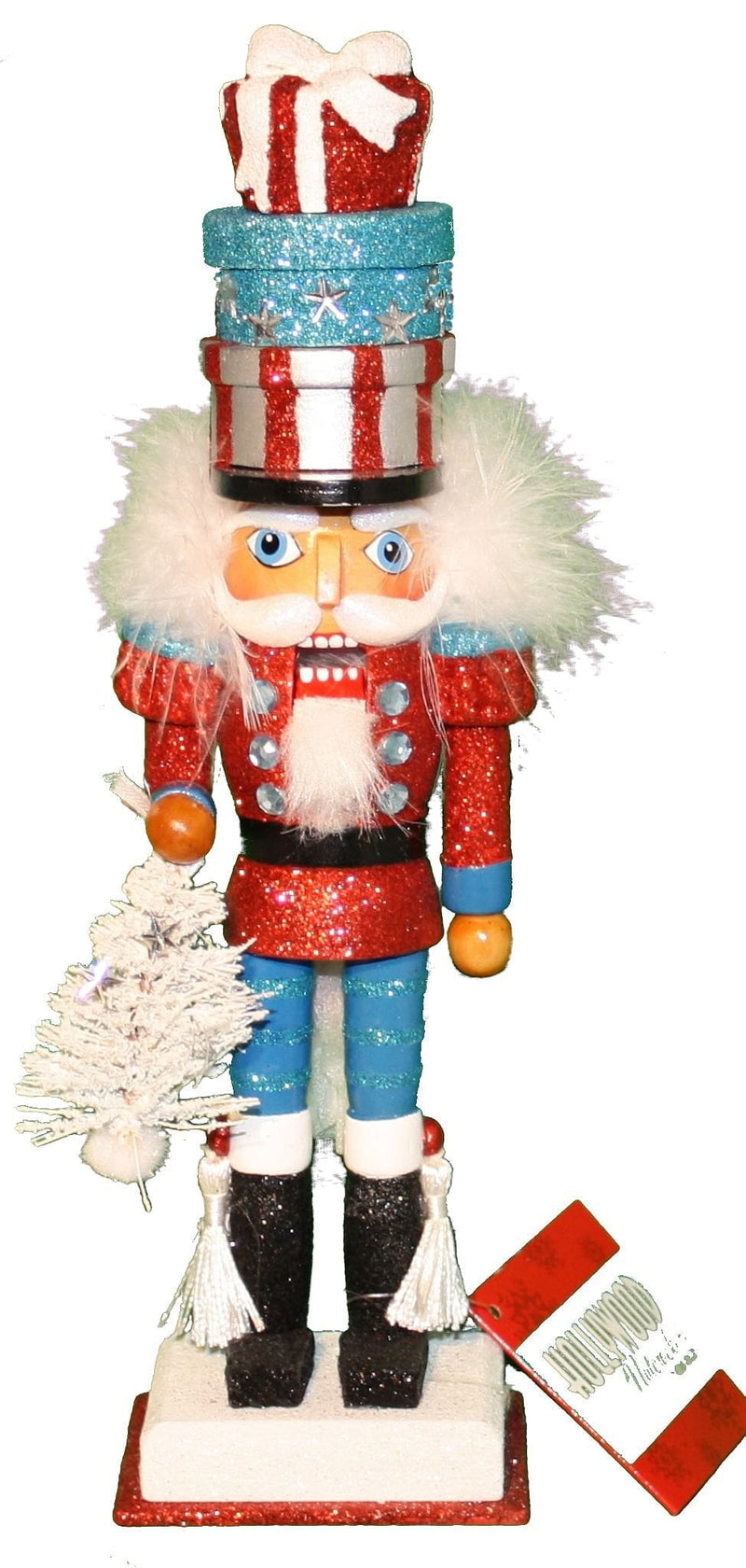 Hollywood 12 Inch Shopping Nutcracker - - Shelburne Country Store