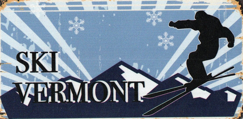 Ski Vermont 5 Peaks Magnet - Shelburne Country Store