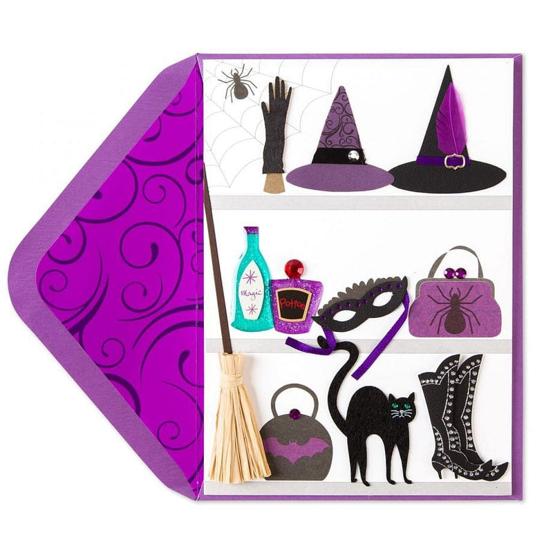 Witch Wardrobe Halloween Card - Shelburne Country Store