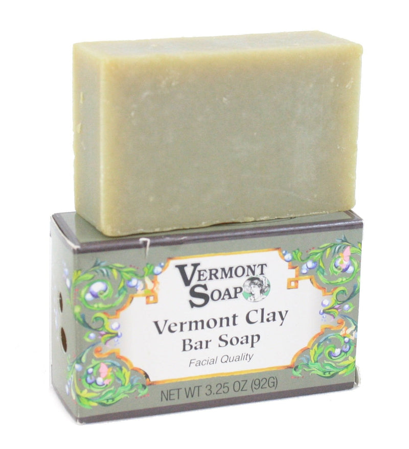 Vermont Soapworks Boxed Bar Soap - Clay - Shelburne Country Store