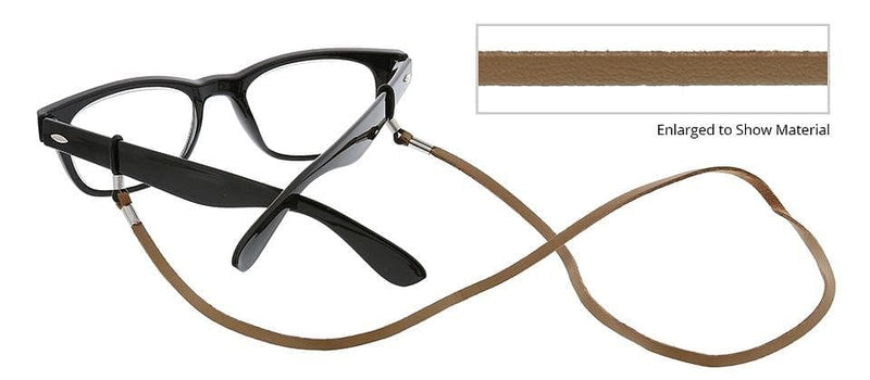 Faux Leather Eyeglass Cord - Tan - Shelburne Country Store