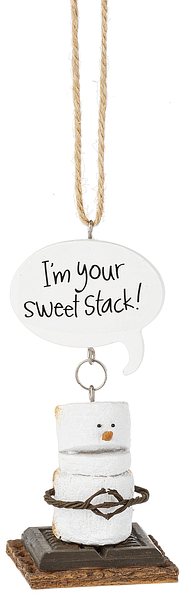 Toasted S'mores Ornament - I'm Your Sweet Stack! - Shelburne Country Store