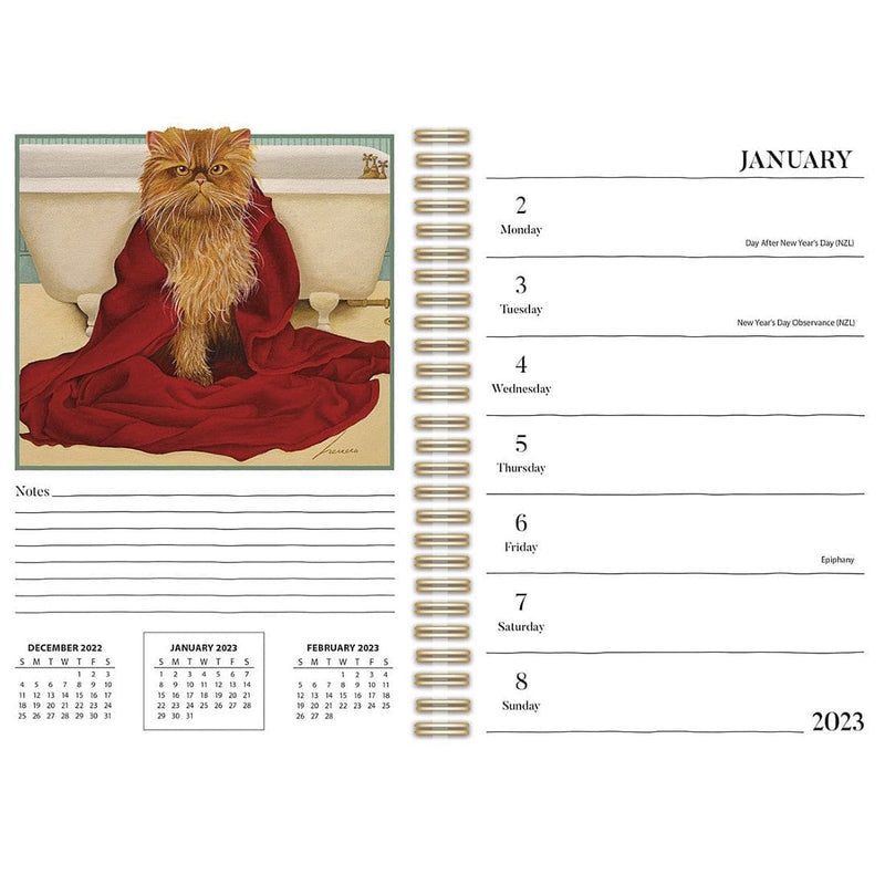 American Cat 2023 Spiral Engagement Planner - Shelburne Country Store