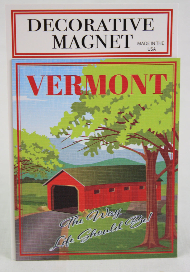 Vermont Covered Bridge Magnet - Shelburne Country Store