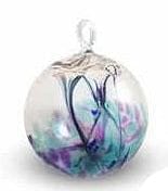 4 inch Witch Ball - Teal 1 - Shelburne Country Store