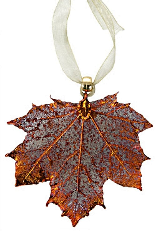 Sugar Maple Leaf Ornament Copper - Shelburne Country Store