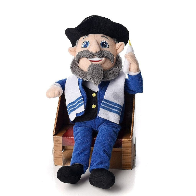 The Mensch On A Bench Hanukkah Decor With Hardcover Book And Removable Bench - Shelburne Country Store