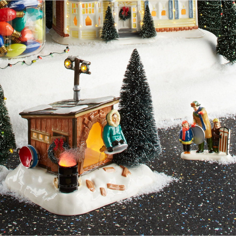 Snow Village Griswold Sled Shack - Shelburne Country Store