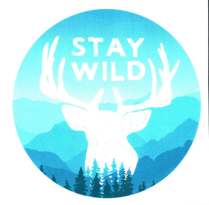 Stay Wild Deer Sticker - Shelburne Country Store