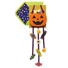 Halloween Card with Candy Bucket Mobile - Shelburne Country Store