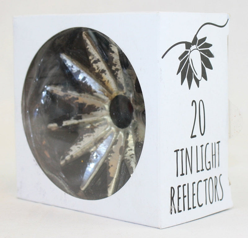 Tin Vintage Light Reflectors - 20 Pack - Shelburne Country Store