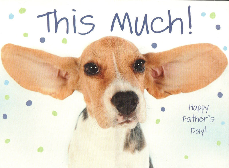 Ears Dog Father's Day Card - Shelburne Country Store