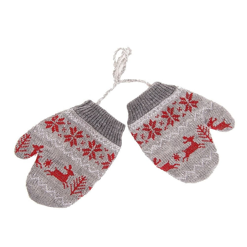Grey Mitten Ornament - Shelburne Country Store