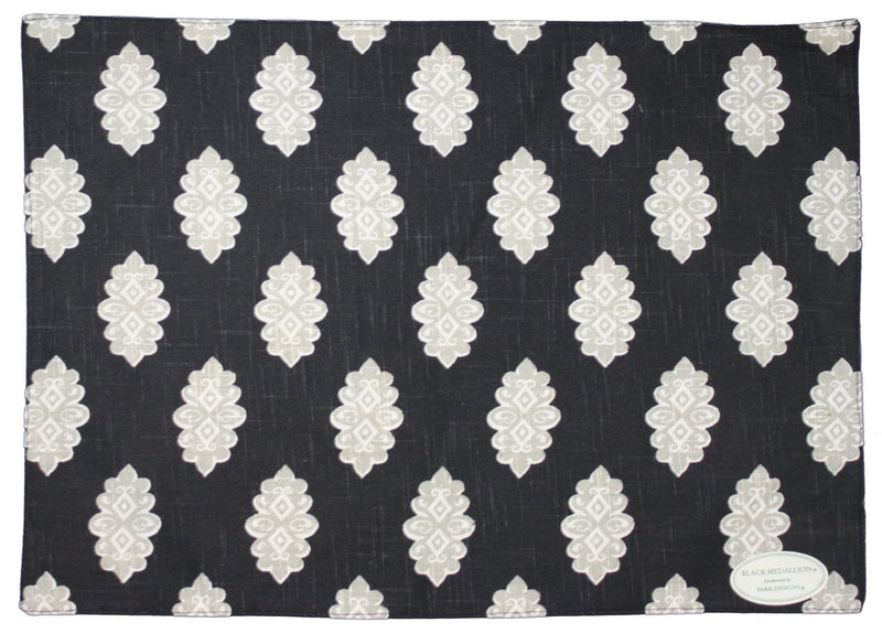 Black Medallion Placemat - Shelburne Country Store