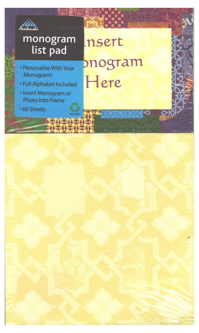 Marrekesh Monogram Magnetic List Pad - Shelburne Country Store