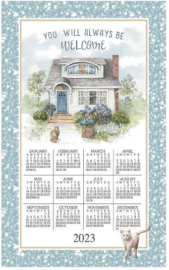 2023 Linen Calendar - Welcome Home - Shelburne Country Store