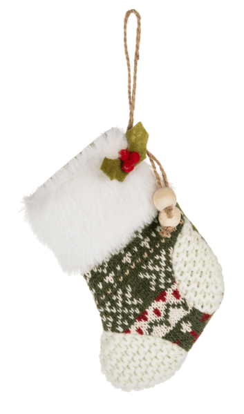 Mini Christmas Stocking - Style 2 - Shelburne Country Store