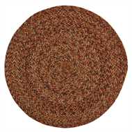 Allspice Round Braided Placemat - Shelburne Country Store