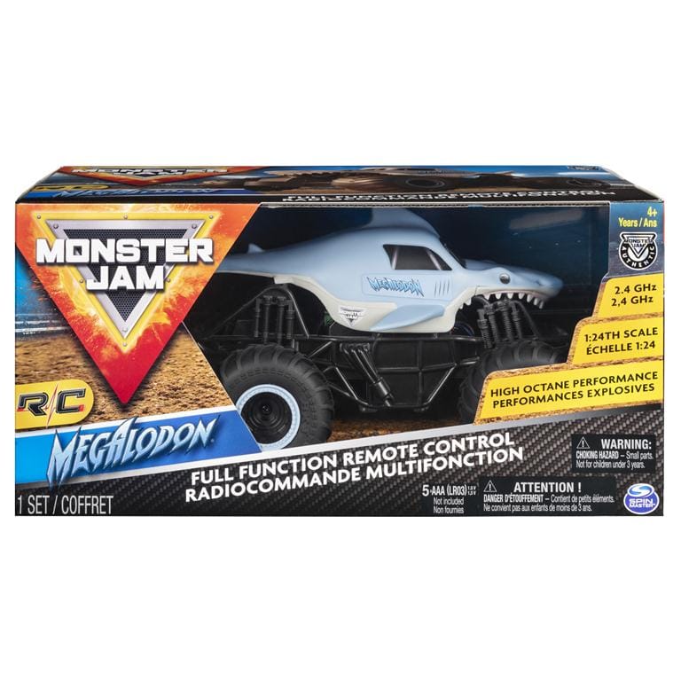 Monster Jam Remote Control Monster Truck - Megalodon - Shelburne Country Store