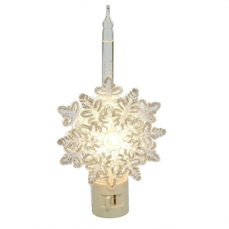 Acrylic Snowflake Bubble Lamp Nightlight - Shelburne Country Store