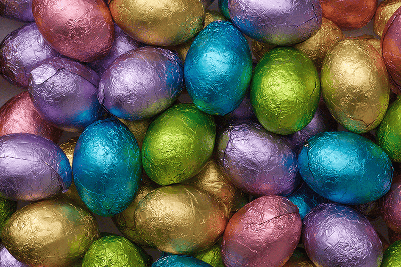 Chocolate Foil Wrapped Easter Eggs by Niagra - - Shelburne Country Store