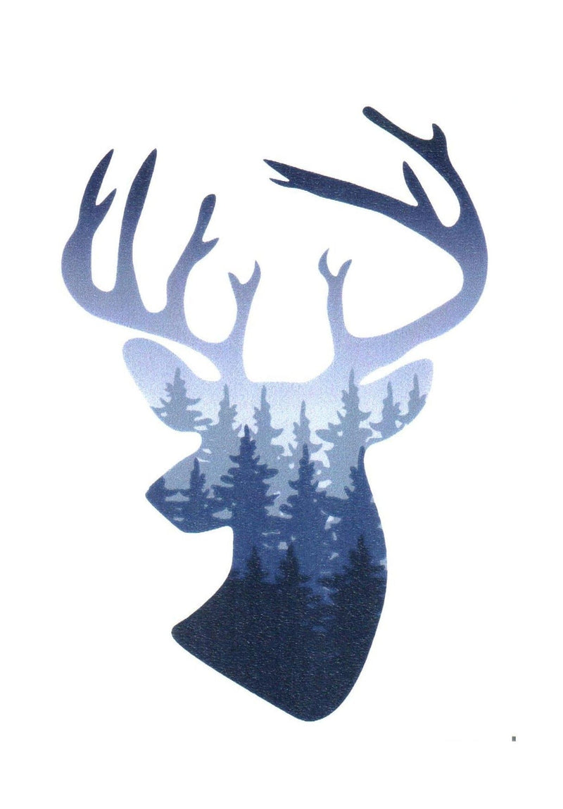 Deer Head Silhouette Sticker - Shelburne Country Store