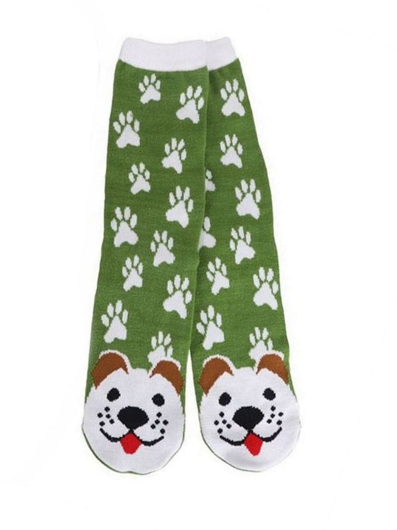 Puppy Dog Pawprint Socks - - Shelburne Country Store