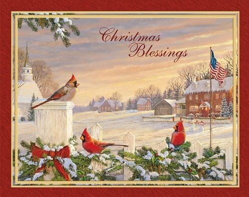 Colors Of Christmas, Boxed Christmas Cards, Artwork By Sam Timm - Shelburne Country Store