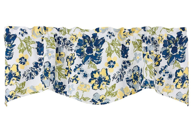 Buttercup Lined Wave Valance - Shelburne Country Store