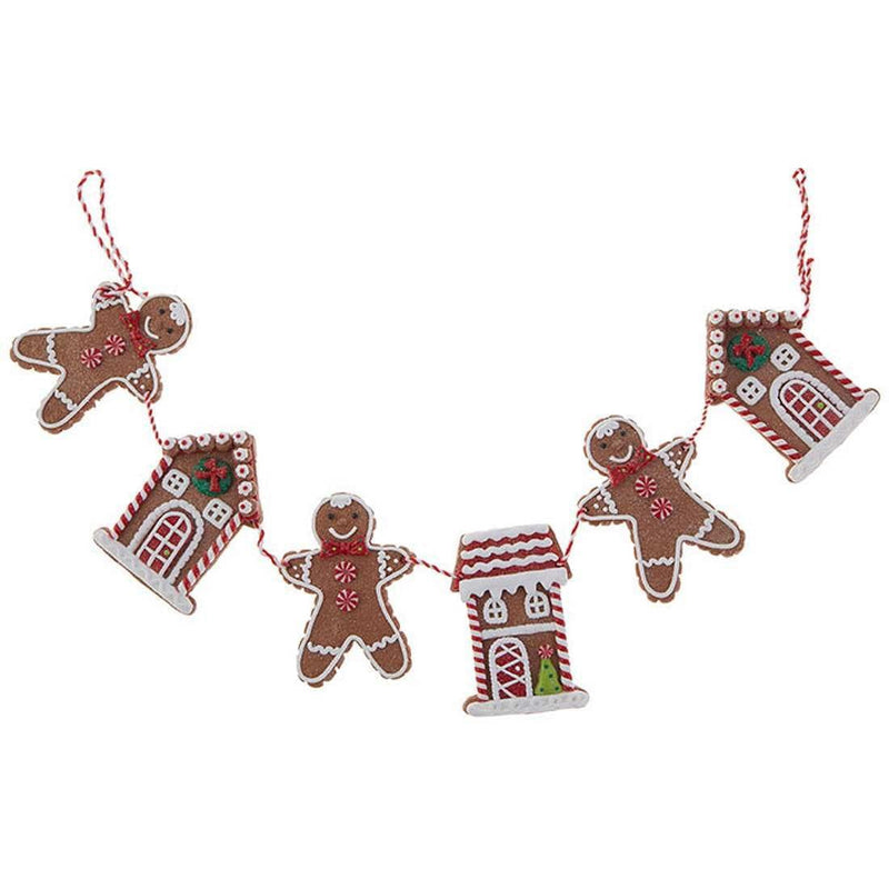 30 Inch Gingerbread Garland - Shelburne Country Store