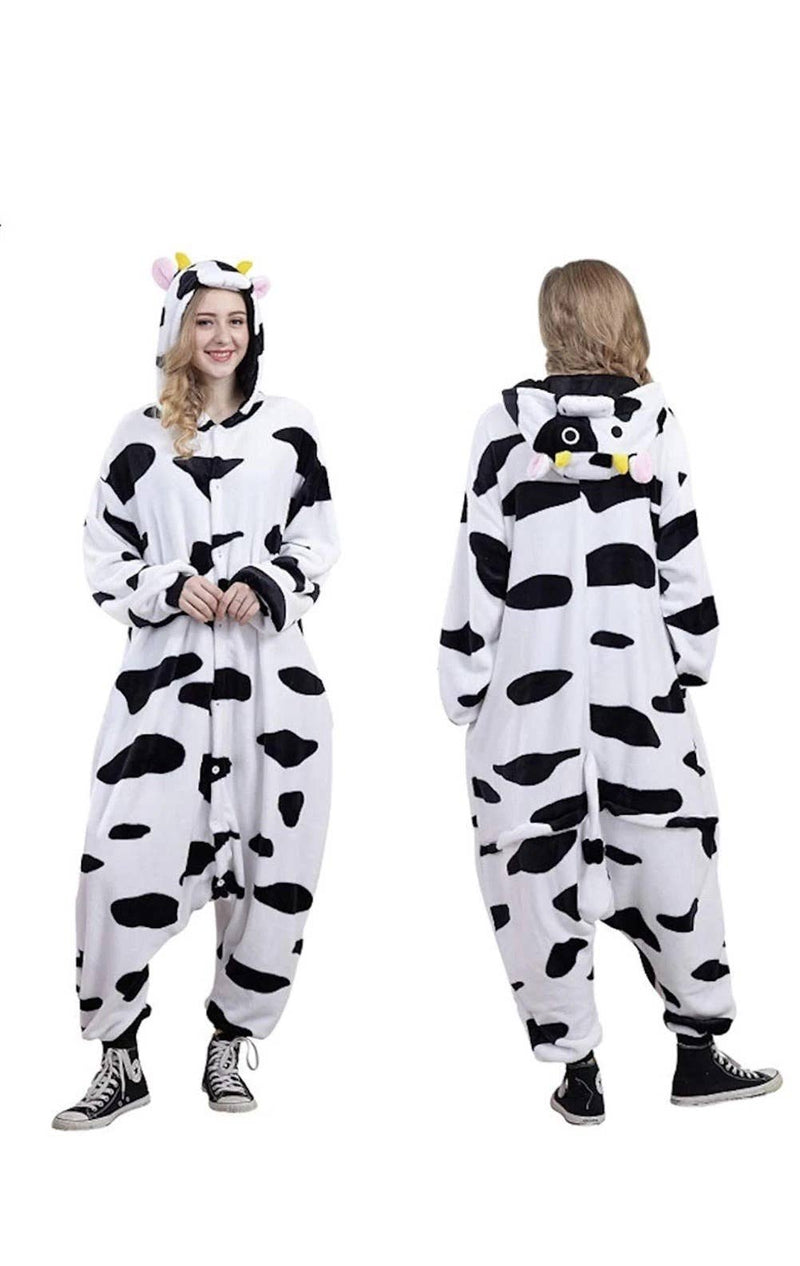 Adult Cow Unisex Animal Onesies  - - Shelburne Country Store