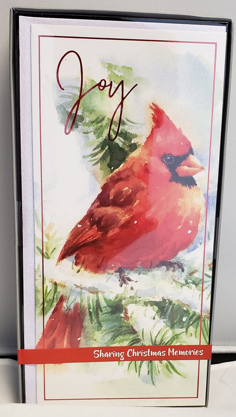 Tall Traditions 18 Card Set - Christmas Cardinal - Shelburne Country Store