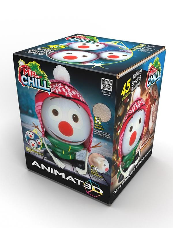 Mr. Chill - Animated Projector Snowman with Sound - Shelburne Country Store