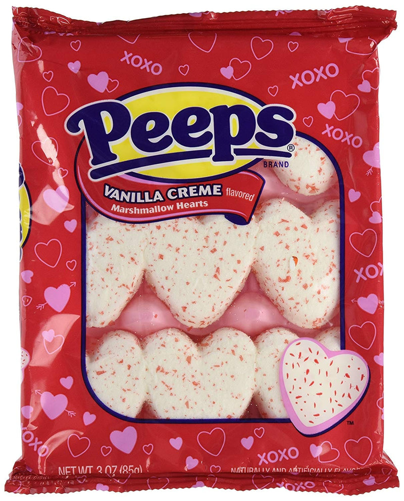 Peeps Hearts 9 Pack - Vanilla Creme - Shelburne Country Store