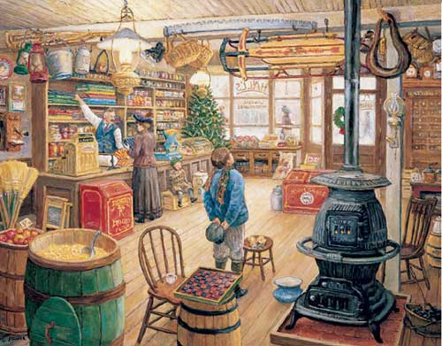 The Olde General Store - 1000 Piece Jigsaw Puzzle - Shelburne Country Store