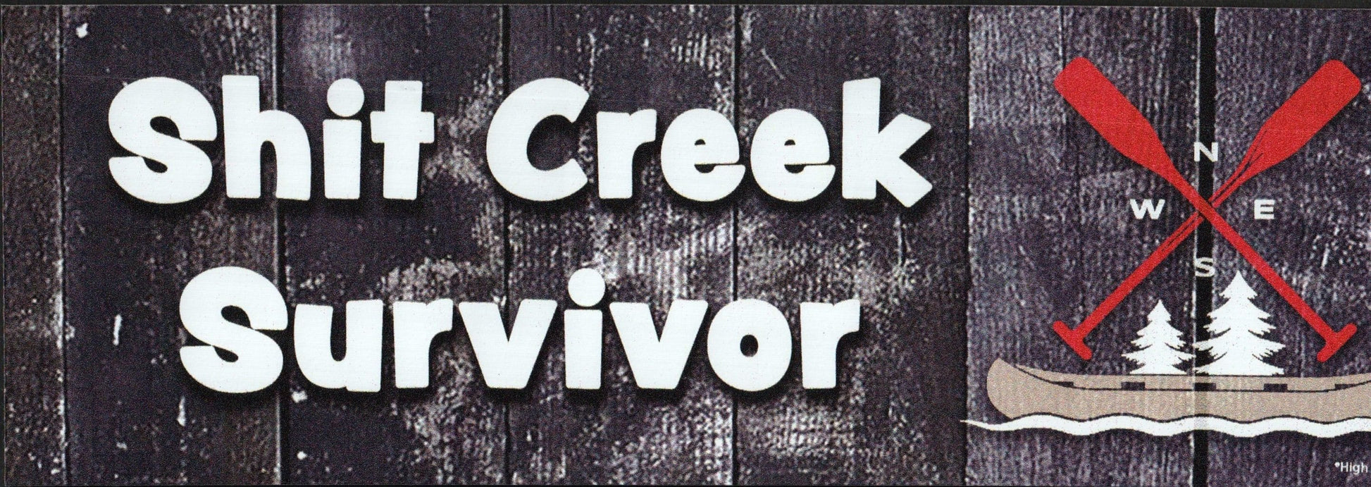 Bumper Magnet - Creek Survivor - Shelburne Country Store