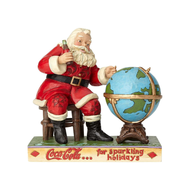 Coca Cola Santa and Globe - Shelburne Country Store