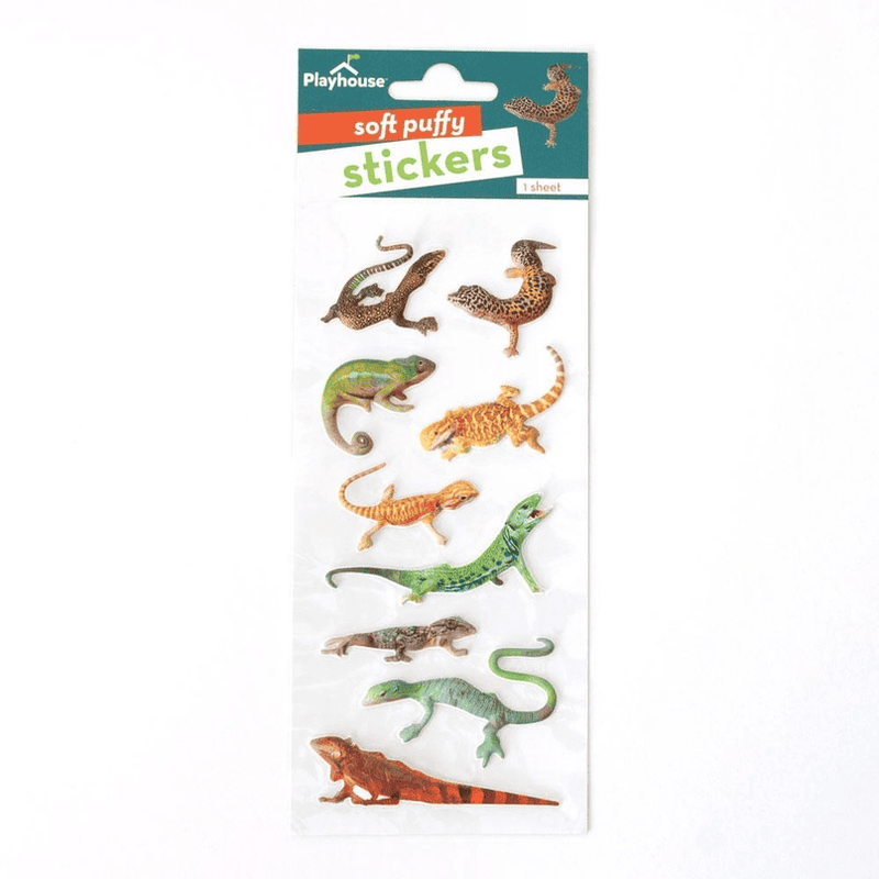 Lizards Puffy Stickers - Shelburne Country Store