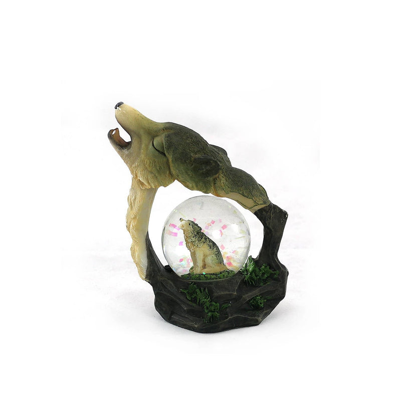 Howling Wolf Water Globe - Shelburne Country Store