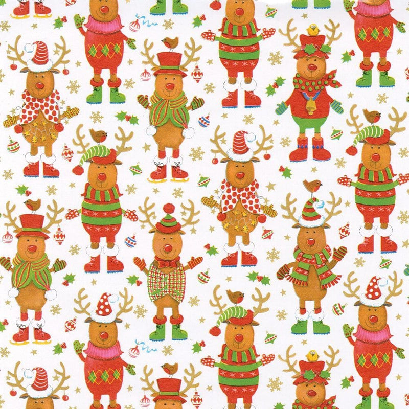 Giftwrap Roll 30" x 8 Feet - Sweater Party - Shelburne Country Store