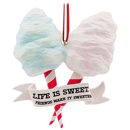 Friends Make Life Sweet Cotton Candy Hallmark Ornament Food & Drink - Shelburne Country Store