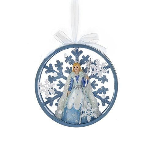 Snowflake Princess Disc Ornament - Shelburne Country Store