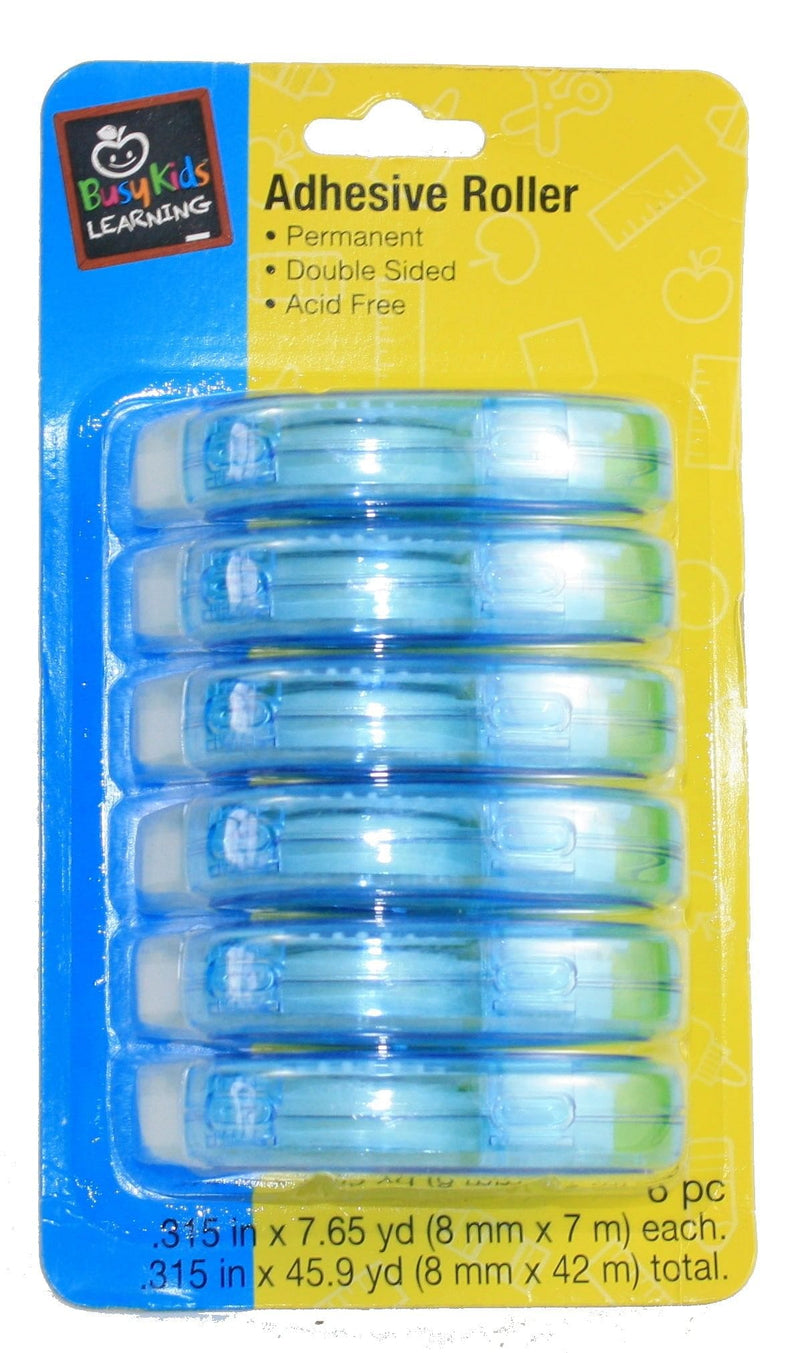 Permanent - Adhesive Roller - 6 Pack