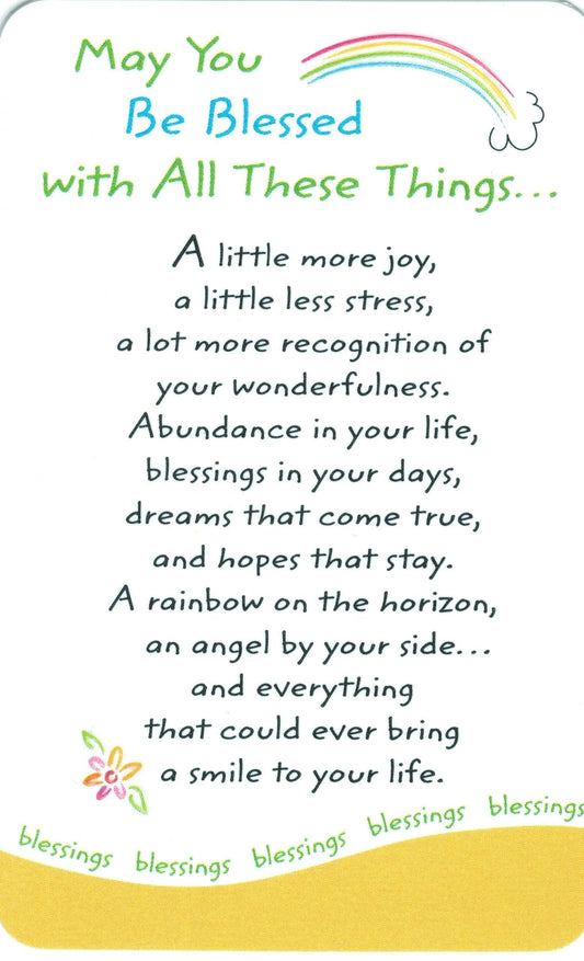 May You Be Blessed - Wallet Card - Shelburne Country Store